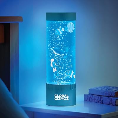 Global Gizmos Magical Bubble Lamp Rose Gold 32cm 7 Colour Change