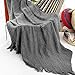 BATTILO HOME Grey Throw Blanket