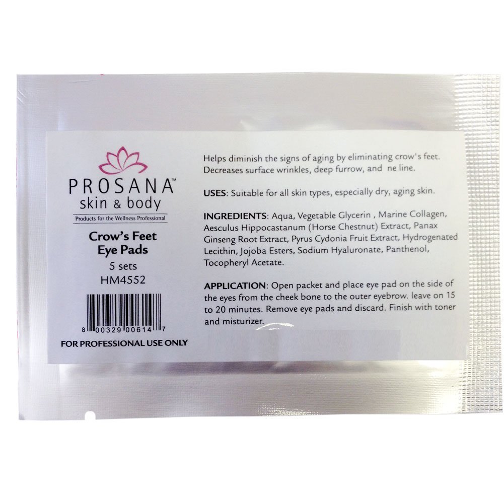 Buy Prosana Crow's Feet Eye Pads, 5 pairs Online at desertcartUAE