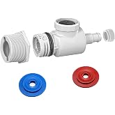 ATIE Universal Wall Fitting UWF Connector Assembly 9-100-9001/Wall Fitting Complete EW22 Replacement for Zodiac Polaris 280 380 3900 Sport and Pentair Legend Letro Platinum Pool Cleaner (1 Pack)