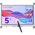 waveshare 5 Inch Resistive Touch Screen LCD(B) 800X480 High Resolution HDMI USB Interface for Raspberry Pi/Banana Pi Mainboard/Raspberry Pi 3 Model B/3B+