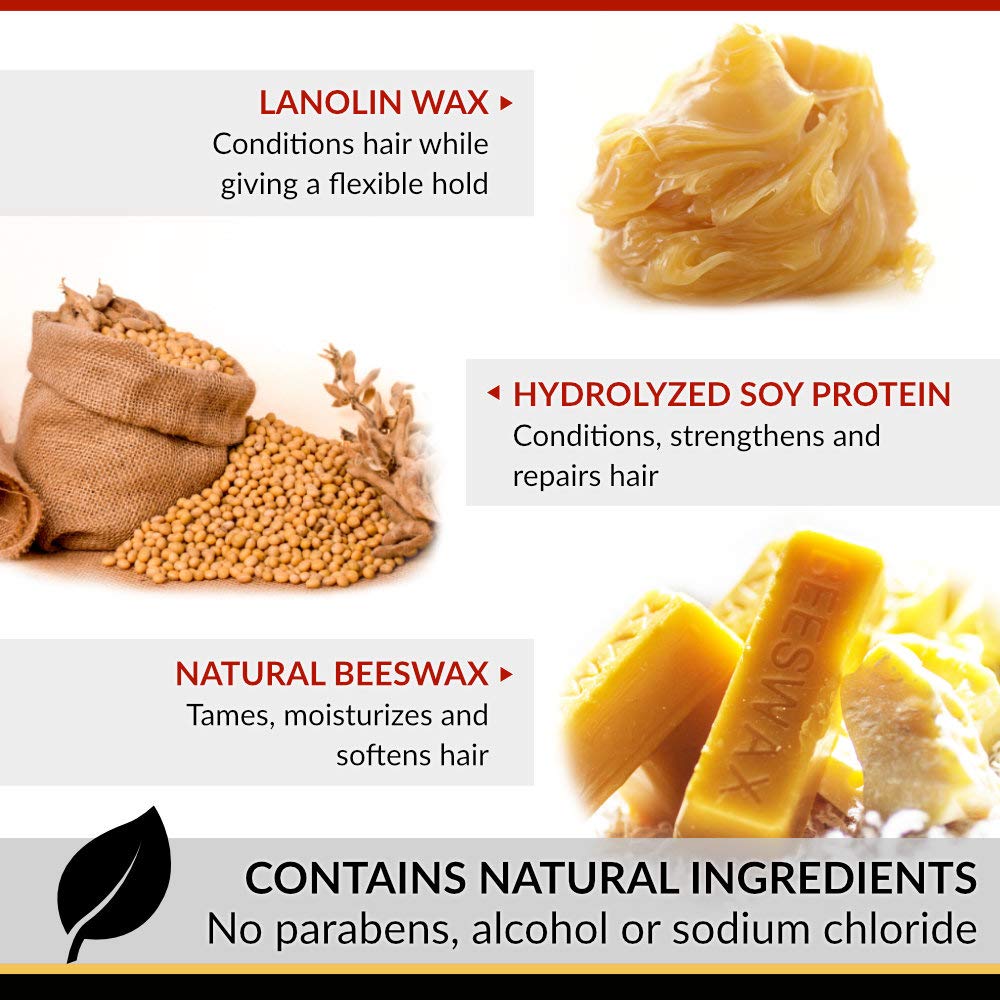 Amazon Com Unisex Scented Hair Wax Natural Beeswax Paste