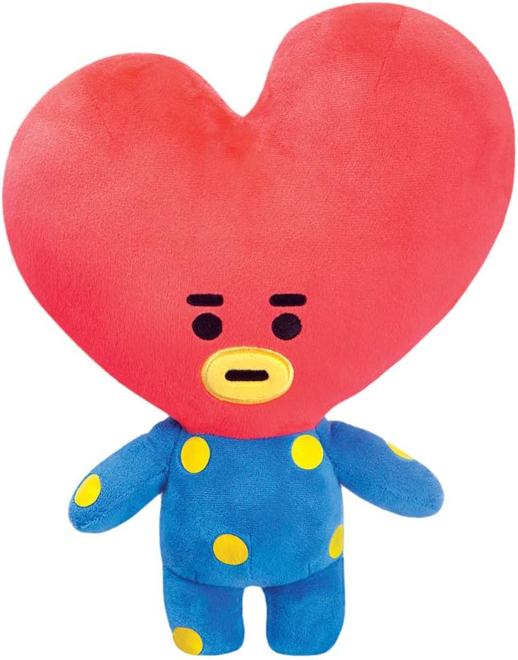 AURORA BT21 Official Merchandise, TATA Soft Toy, Medium, 61319, Blue and Red Amazon.co.uk Toys