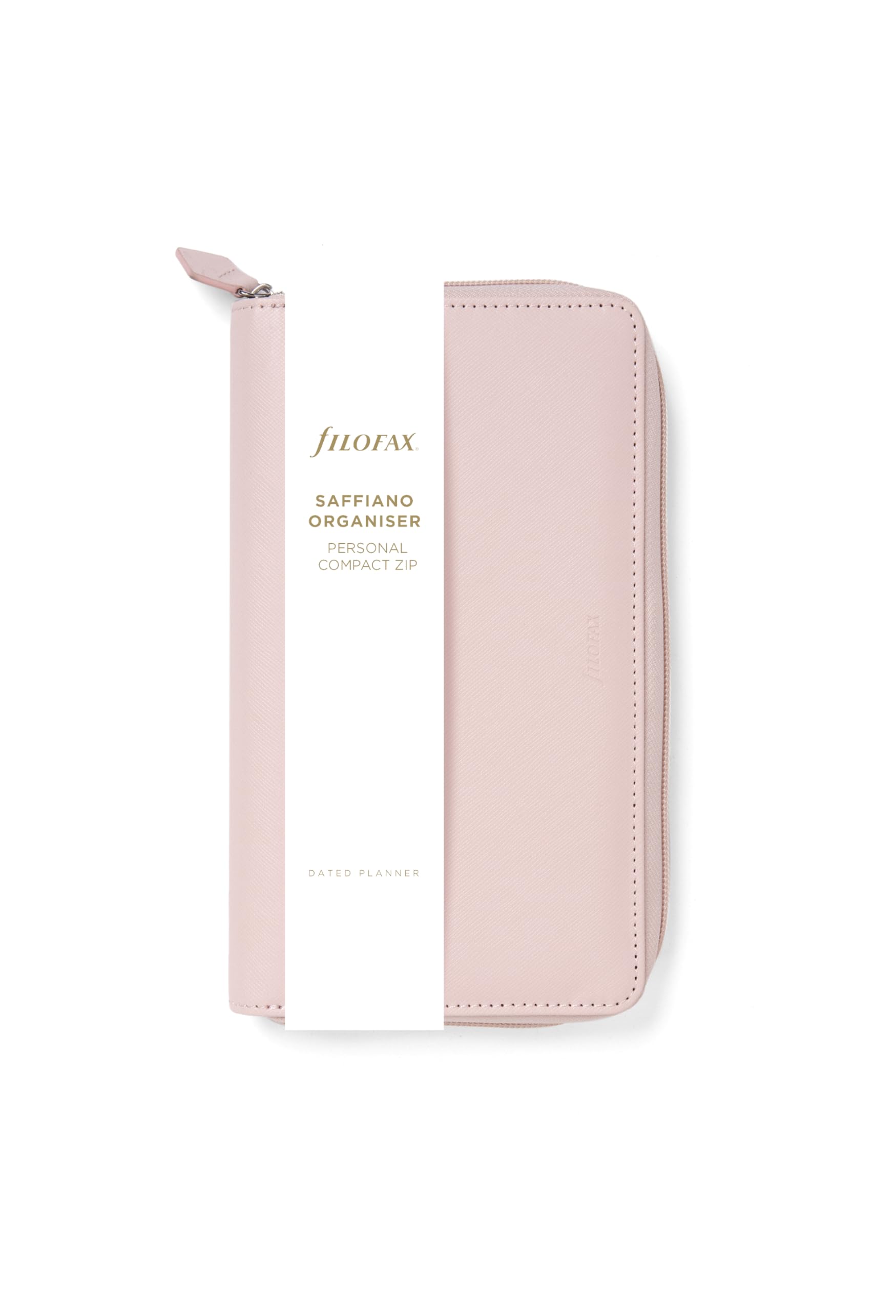 Filofax Personal Compact Zip Saffiano organiser - Blush