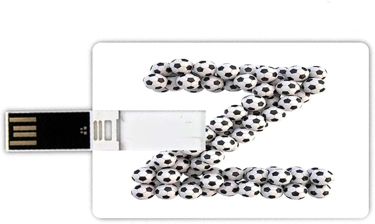 16GB Forma de tarjeta de crédito de unidades flash USB Letra z Estilo