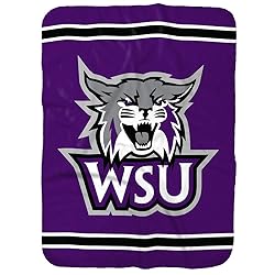 Weber State University Primary Logo Stripes Sherpa