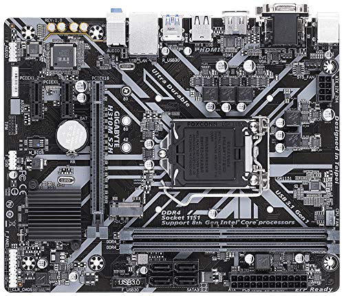 Gigabyte H310M S2H Intel Micro ATX Socket LGA 1151 Moederbord, Zwart - Image 3