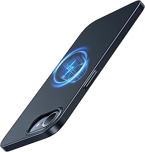 TORRAS Ultra Dünn für iPhone 17e Hülle iPhone 16e Hülle für MagSafe [wie das Original] Nr. 1 Magnetkraft Slim Hülle iPhone 17e Case iPhone 16e Kratzfest & Samtiger Griff Schwarz