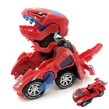dinosaur robot car