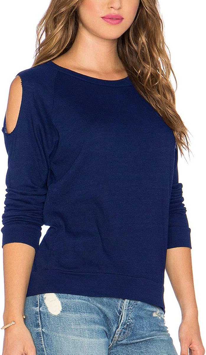 Fihapyli Women's Workout Shirt Cold Shoulder Tops Yoga Tank