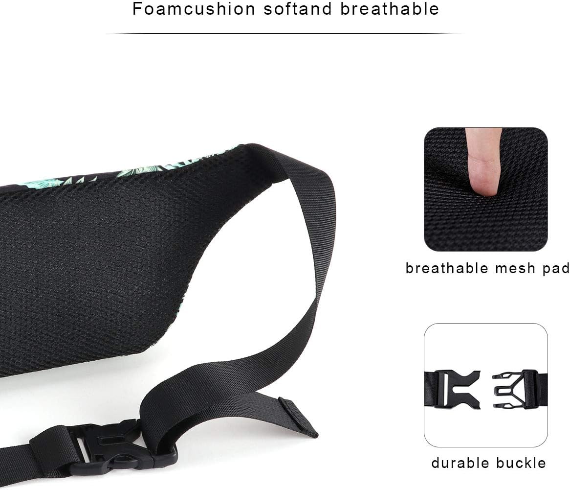 HAWEE Sport Waist Bag Fanny Pack Unisex Lightweight Bum Bag Waist Pack Fanny Bag Multicolor Running Pouch with Adjustable Belt and Headphone Jack for Men Women Outdoor Travel Hiking Jogging Cycling - Image 5
