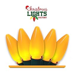 CHRISTMAS LIGHTS FACTORY - C9 - Orange - Super