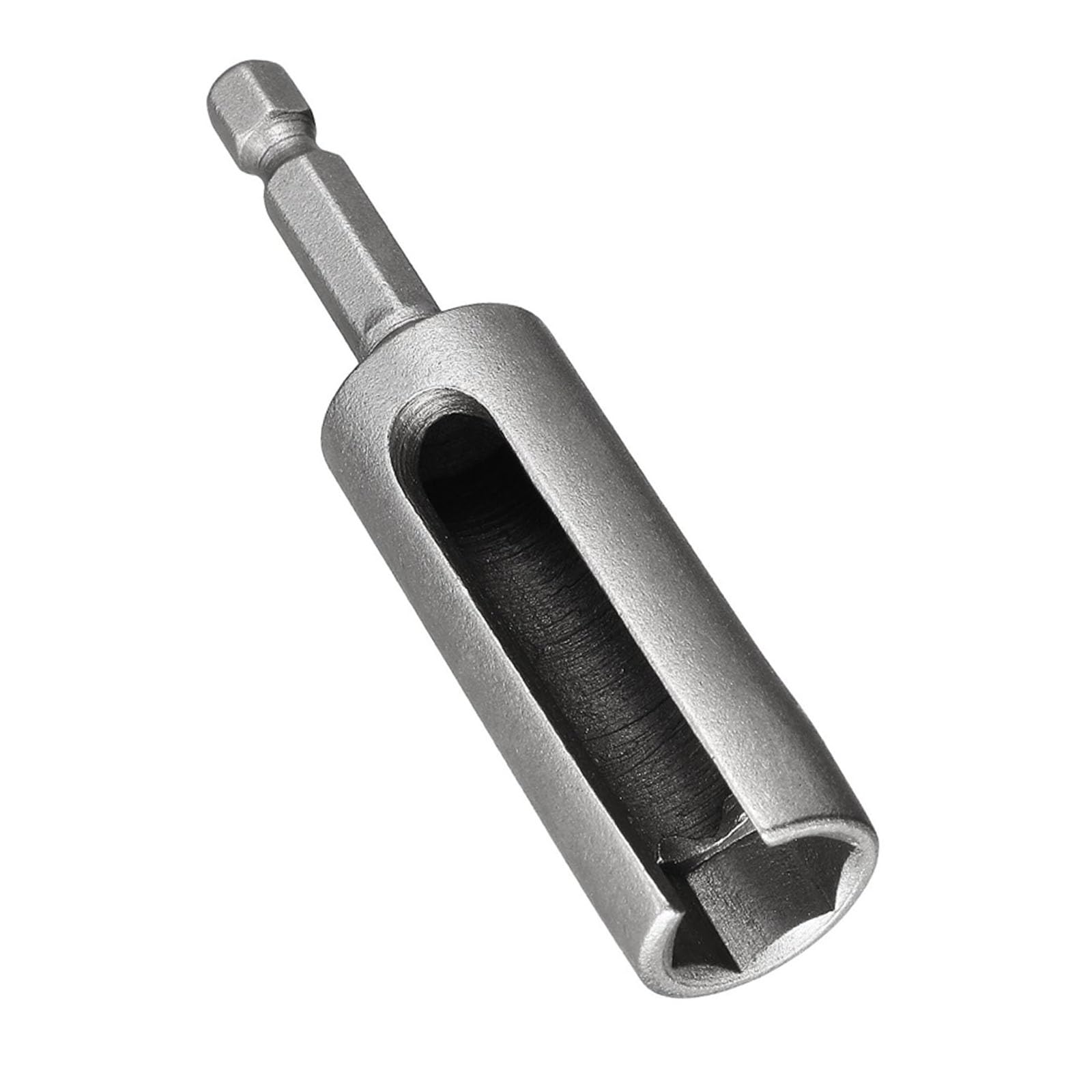 TOP-VIGOR 12mm Nut Driver, 1/4 Quick-Change Hex Shank Slotted Drill Bit Socket, 3 Inch Length Nut Extractor Socket for Extended Reach