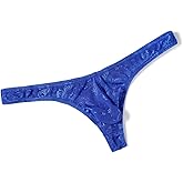 MuscleMate Men's Lace Thong G-String Undie, No Visible Lines