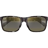 Maui Jim Polarized Men's and Women's Red Sands Rectangular Sunglasses
