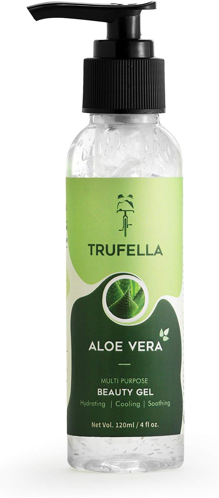 TRUFELLA Crystal Clear Aloe Vera Gel | Multipurpose for Body, Skin, Hair and Face | 120ml