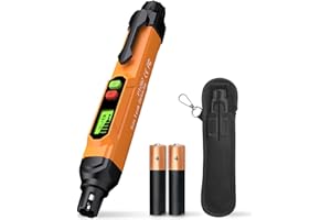Gas Leak Detector; VITITE Propane and Natural Gas Detector; Mini Portable Gas Alarm to Locate Combustible Gas Leak Sources for Home and RV (Includes 2 Batteries & Carrying Pouch) - Orange
