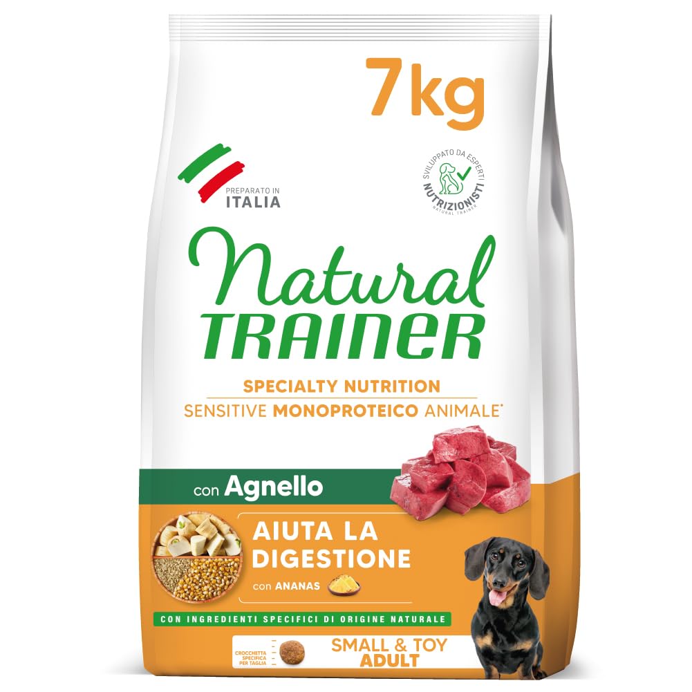 Natural Trainer Sensitive No Gluten Adult Dog Food with Lamb - 7 kg