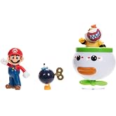 Super Mario 410314 Action Figures, Mario and Bowser