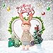 Stuffed Doll Toy Bunny Girls Baby Angela Plush Doll 13 inch Soft Cuddly Kind Rabbit Doll for Baby Kids - Birthday Gifts, Kid's Sleeping Partner,New Series Apron