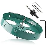 Qjaiune 8-1/4 Inch / 210mm Hole Saw with Heavy Duty