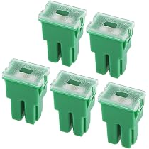 4 Cartouches Fusible Femelle 32V 40A Vert - Terminal Push Fit, Remplacement Auto/Camion
