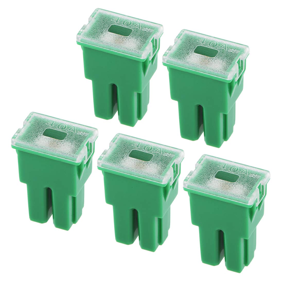 sourcing map Automotive Cartridge Fuse 32V 40A Female Terminal J Case Box for Car Truck 5pcs