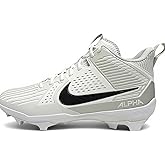 Nike Alpha Menace Strong Men's Football Cleats 'White Metallic Silver TB' (IB2572-106) - Size 13