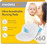 Medela Ultra-Breathable Nursing Pads Highly Absorbent 60 Pack