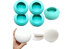 Mandala Stone Silicone Molds,Mandala art Silicone mold, mandala dotting art molds, rock painting mold (4 inch (5 pack))