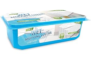 AIR U+ Wet Pads Refill for Swiffer Sweeper Wet Mopping Cloth, Unscented Disposable Floor Cleaning Wipes, 30 Count