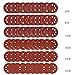 Coceca 60pcs Orbit Sander Sandpaper 5 Inches Orbital Sanding Discs Each 10pcs of 60 80 120 180 240 320 Grits for Power Random Orbit Sanders