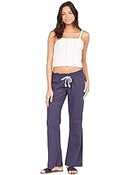 Roxy womens Oceanside Pants, Mood Indigo, Medium US