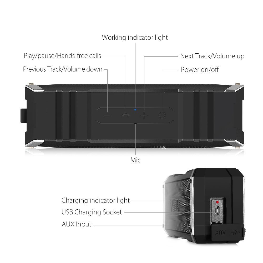 Altavoz Bluetooth Vtin Punker Altavoz Bluetooth barato