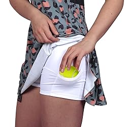 PCGAGA Women's Tennis Dress with Separate Shorts