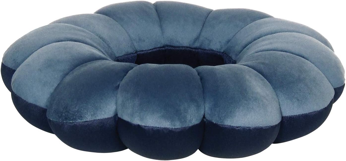 Total Pillow-Travel-Neck/Head/Lumbar Support-Twist/Contour Any Position-Fleece (Blue): Home & Kitchen