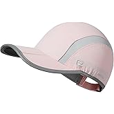 GADIEMKENSD Reflective Folding Outdoor Hat Unstructured Design UPF 50+ Sun Protection Sport Hats for Womens and Mens