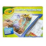Crayola Newest Model Light Up Tracing Pad - Blue -Bright LED Power in an Ultra Thin Tablet