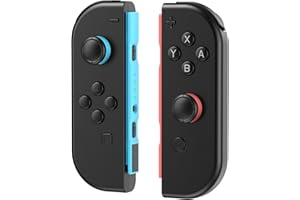 FFSTARYM Upgraded Switch Controllers for Switch/Lite/OLED, Replacement for Switch Controller, Support Sports Dual Vibration/Wake-up/Motion Control/Screenshot, Dark Gray