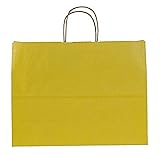 Premier Retail Bags-Yellow-16 x 6 x 12 1/2 inch