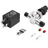 Vankey 28146 Electric Vacuum Pump Switch &amp; Relay Kit for Brake Booster - Normally Open Pressure Sensor with 28146 Relay - Replacement for Universal Vacuum Pump Systems (Switch &amp; Relay)