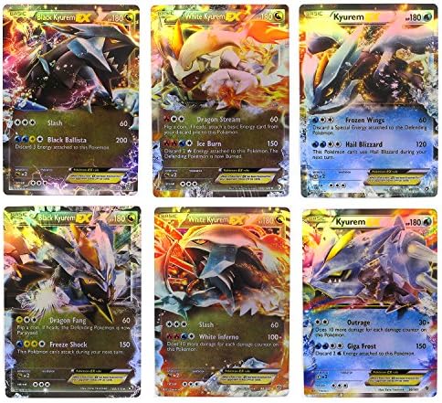 Kyurem Collection Cards EX Set Black &amp; White Packed in Box and Sleeves
