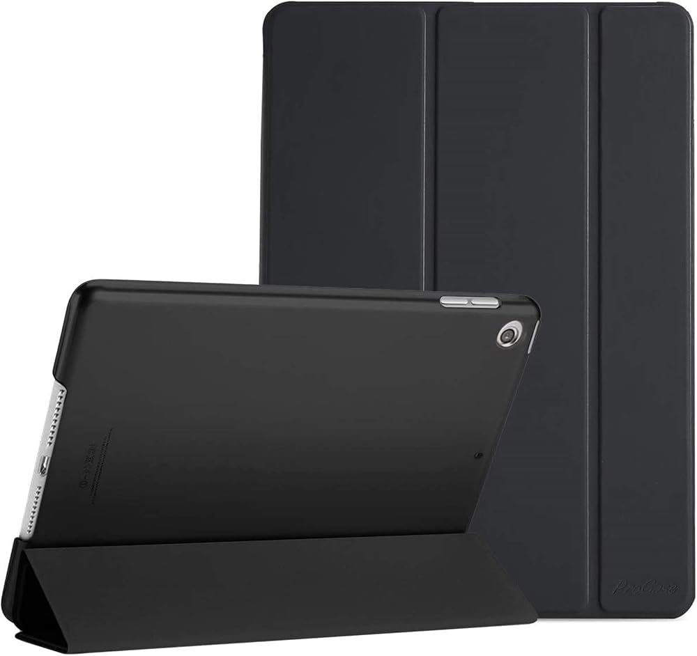 ProCase iPad 9th/8th/7th Gen Case 10.2 Inch Slim Hard Shell Black