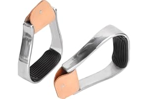 Jeanoko Aluminum Horse Stirrups, Fashionable Appearance Ultra‑Light and Rust‑Proof Western Stirrups Die‑Casting Technology Al