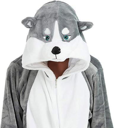 husky onesie pajamas
