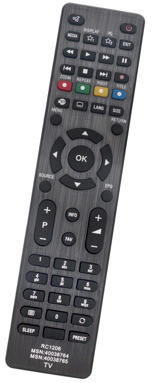 ALLIMITY RC 1208 Remote Control Replacement for Medion LCD TV RC1208 MSN40038764 MSN40038765