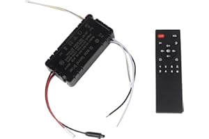 ceiling fan light remote control With 6 Speed Settings And Lighting Control, Dimming receiver accessory with infrared technol