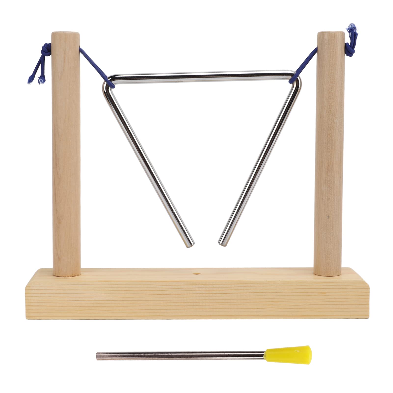Hand Percussion Triangle Triangle Holder,with Beater Holder Musical Percussion Instrument Set for Performance Playing