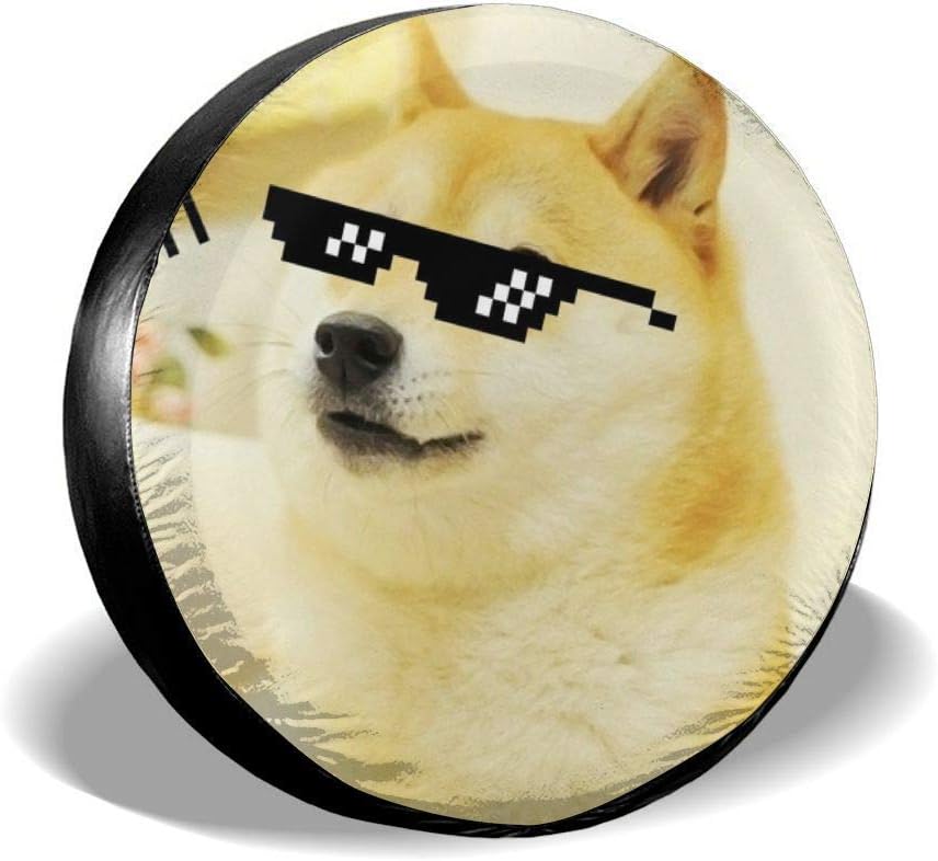 WBinHua Spare Wheel Covers, Siberian Husky Spare Wheel Tire Cover Truck and Many Vehicle