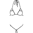 SHERRYLO Micro Bikini Extreme Slutty G String Bikinis Crotchless Exotic Women Lingerie No Coverage Nude Sexy Dancer Outfits